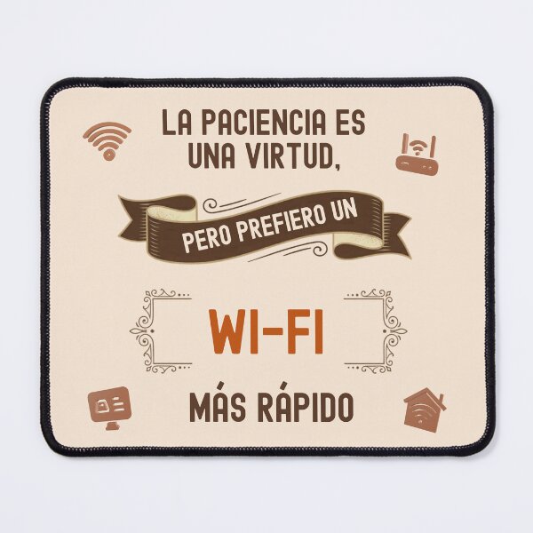 Item preview, Patience and Faster Wi-Fi - Funny Vintage Quote designed and sold by Très Joli Brothers.
