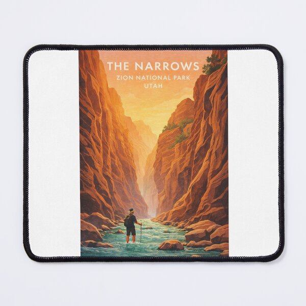 Item preview, The Narrows Zion Canyon River Trek in Southern Utah designed and sold by Aryabek.