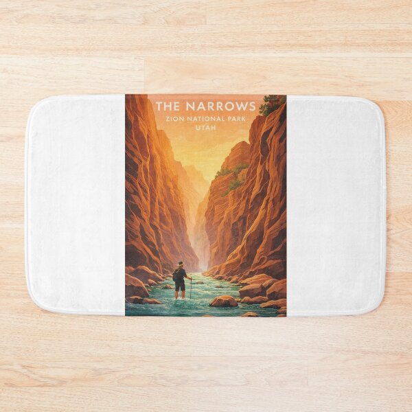 Item preview, The Narrows Zion Canyon River Trek in Southern Utah designed and sold by Aryabek.