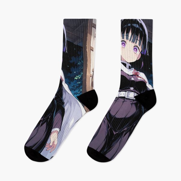 Item preview, Kanao Tsuyuri Demon Slayer Night Uniform Butterfly Cape designed and sold by 108Recordings.