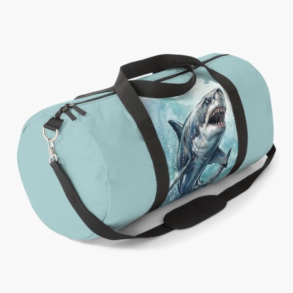Item preview, Great White Shark Swimming Under Ocean Sunlight designed and sold by RubisLeaf.