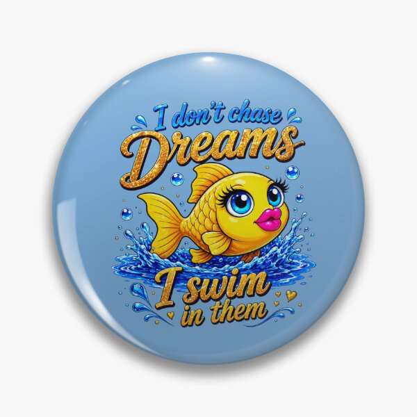 Item preview, I Don’t Chase Dreams I Swim In Them Goldfish Shirt designed and sold by Aimetoi.