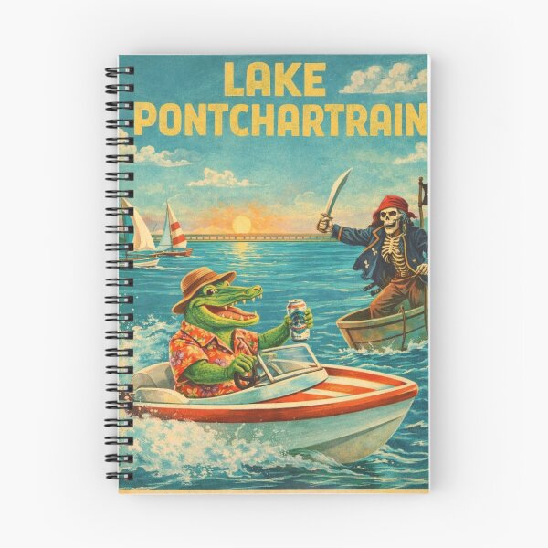 Item preview, Lake Pontchartrain Cajun Alligator and Pirate Bayou Adventure Louisiana designed and sold by Aryabek.