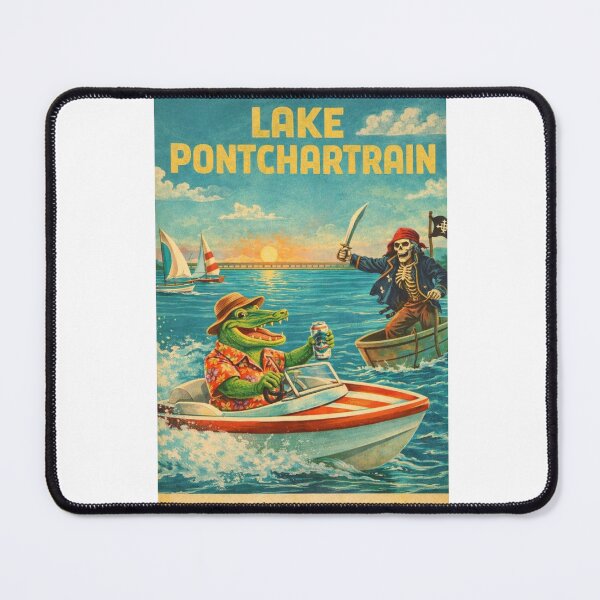 Item preview, Lake Pontchartrain Cajun Alligator and Pirate Bayou Adventure Louisiana designed and sold by Aryabek.