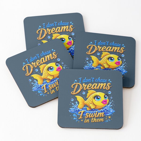 Item preview, I Don’t Chase Dreams I Swim In Them Goldfish Shirt designed and sold by Aimetoi.