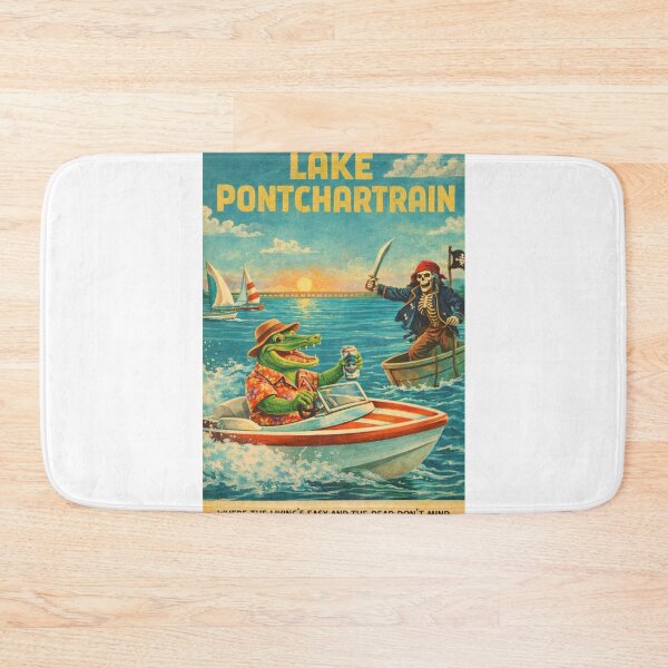 Item preview, Lake Pontchartrain Cajun Alligator and Pirate Bayou Adventure Louisiana designed and sold by Aryabek.