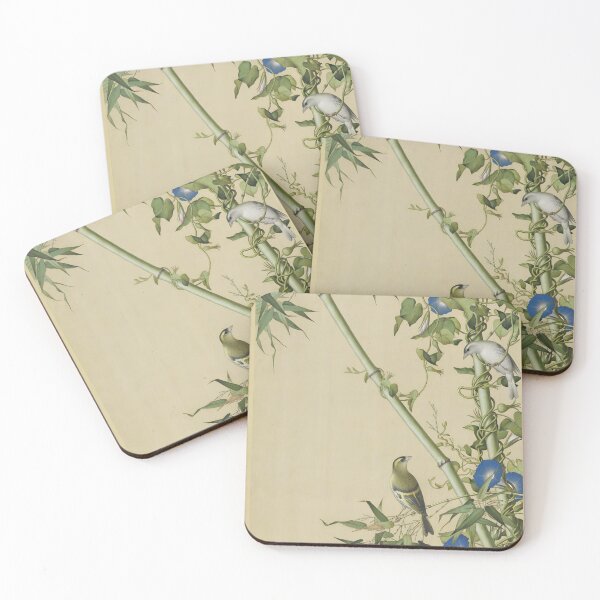 Item preview, bamboo and blue morning glory  designed and sold by Paper & Pine .