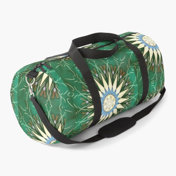 Item preview, Emerald Green Geometric Mandala Star Art designed and sold by SahmatArt.