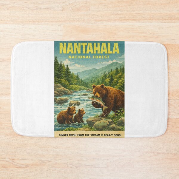 Item preview, Nantahala National Forest Appalachian River and Smoky Mountain Wildlife designed and sold by Aryabek.