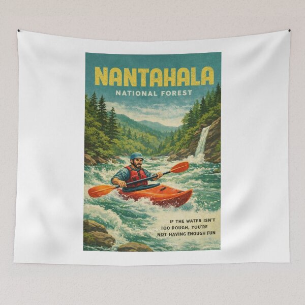 Item preview, Nantahala National Forest Whitewater Rapids and Appalachian Adventure designed and sold by Aryabek.