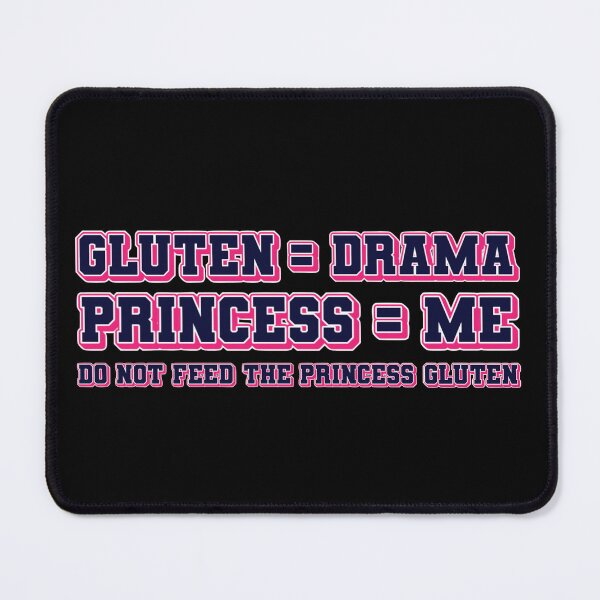 Item preview, Do Not Feed The Princess Gluten | Funny Bold Typography designed and sold by PROPera-design.