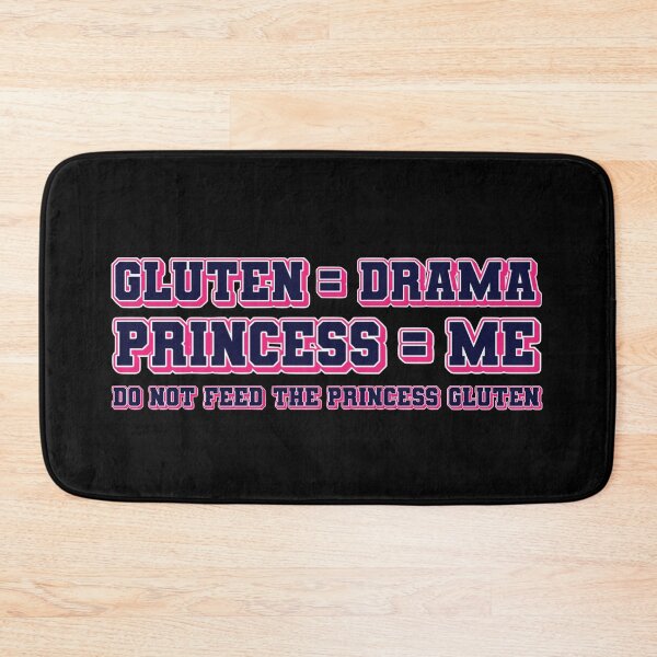 Item preview, Do Not Feed The Princess Gluten | Funny Bold Typography designed and sold by PROPera-design.