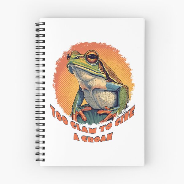 Item preview, Too Glam to Give a Croak – Stylish Frog Meme Illustration designed and sold by TestudoDesign.