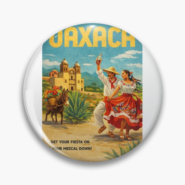 Item preview, Oaxaca Mexico Mezcal and Traditional Zapotec Fiesta Scene designed and sold by Aryabek.