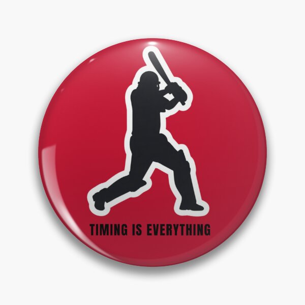 Item preview, Cricket Batsman Silhouette Sticker | Minimal Sports T-Shirt Design designed and sold by Crick-Art.