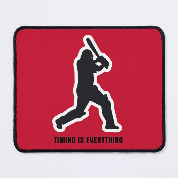 Item preview, Cricket Batsman Silhouette Sticker | Minimal Sports T-Shirt Design designed and sold by Crick-Art.