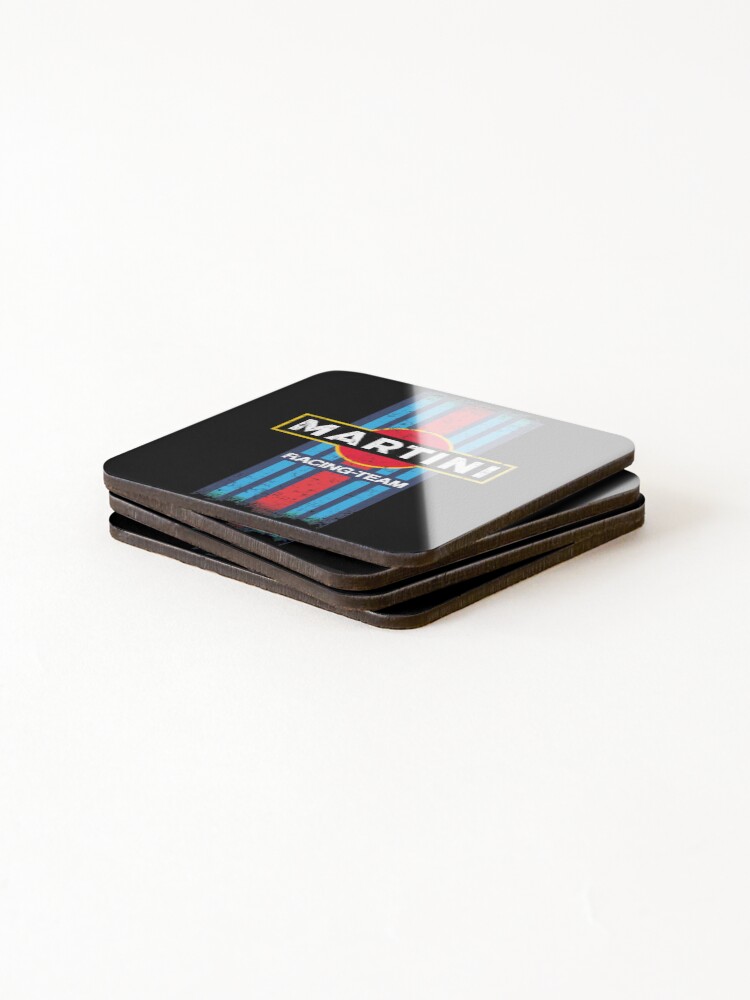 Thumbnail 4 of 5, Coasters (Set of 4), Martini Racing Retro designed and sold by onecreativity.