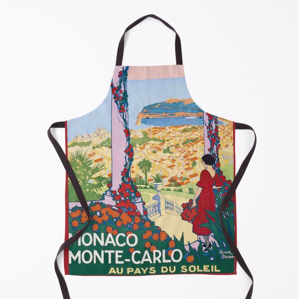 Item preview, Monaco - Monte-Carlo Vintage Travel Poster – Côte d'Azur Art Deco Print designed and sold by BestVarieties.