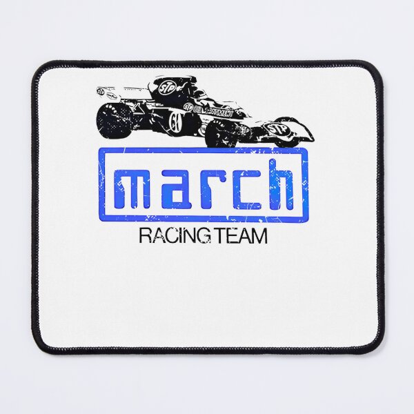 Item preview, Vintage 1972 March Racing Team Ronnie Peterson - Distressed, worn, seventies print. designed and sold by onecreativity.