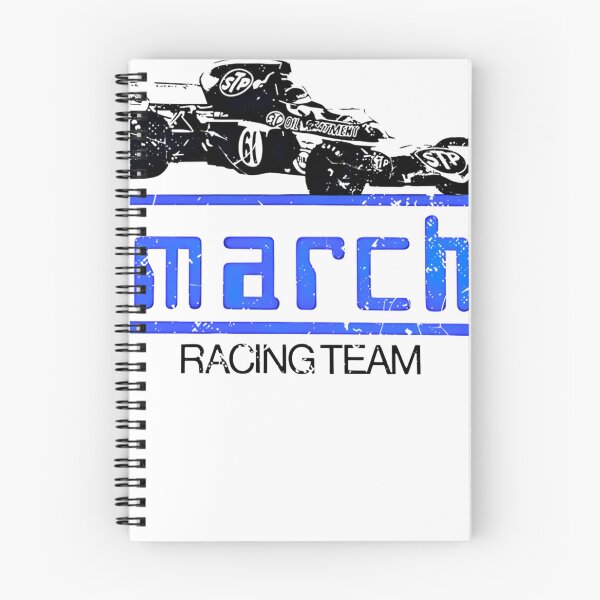 Item preview, Vintage 1972 March Racing Team Ronnie Peterson - Distressed, worn, seventies print.  designed and sold by onecreativity.