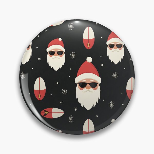 Item preview, Surfs Up Santa | Aussie Christmas Pattern designed and sold by sundayclay.