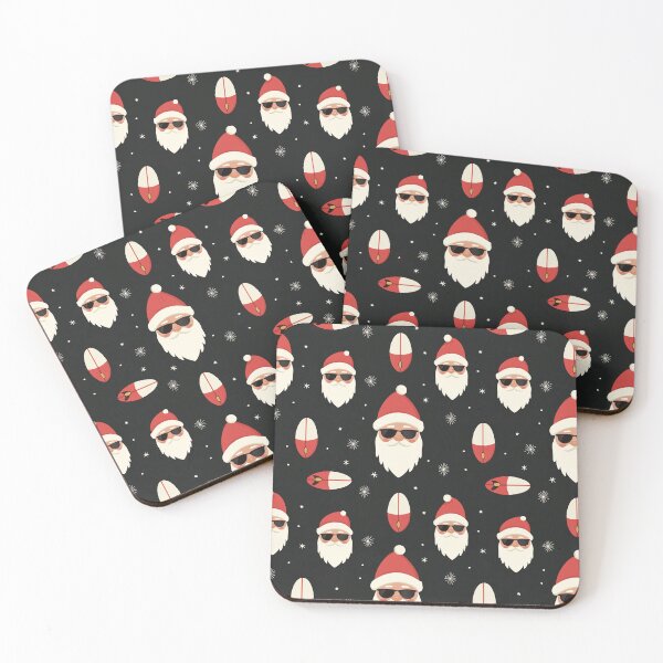 Item preview, Surfs Up Santa | Aussie Christmas Pattern designed and sold by sundayclay.