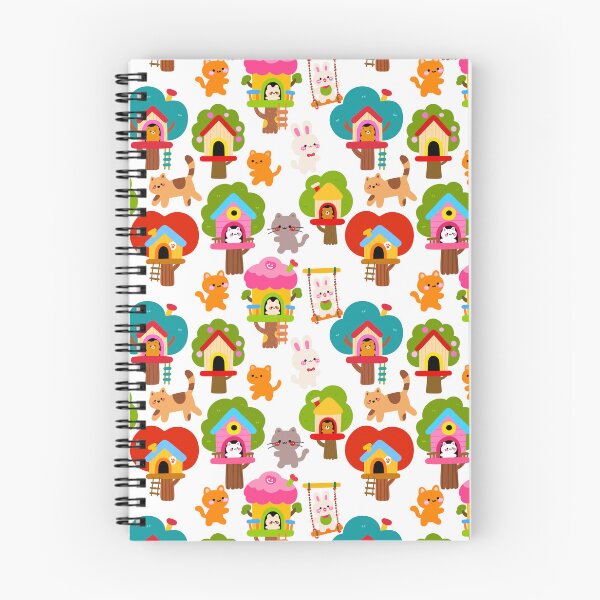 Item preview, Fantasy Treehouse Pals Seamless  designed and sold by KJackArtwork.