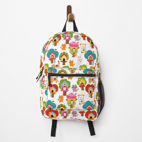 Item preview, Fantasy Treehouse Pals Seamless designed and sold by KJackArtwork.