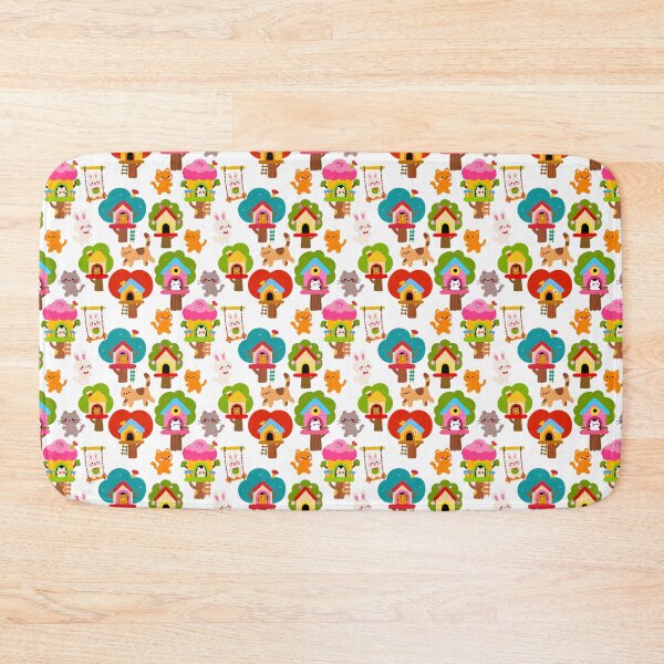 Item preview, Fantasy Treehouse Pals Seamless  designed and sold by KJackArtwork.