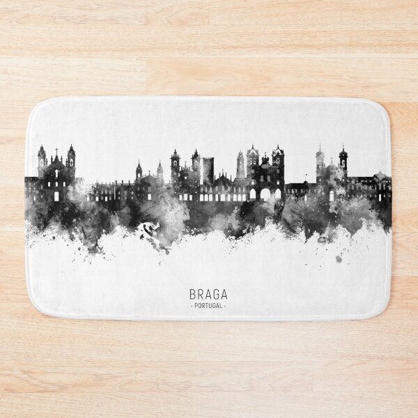 Item preview, Braga Portugal Skyline designed and sold by ArtPrints.