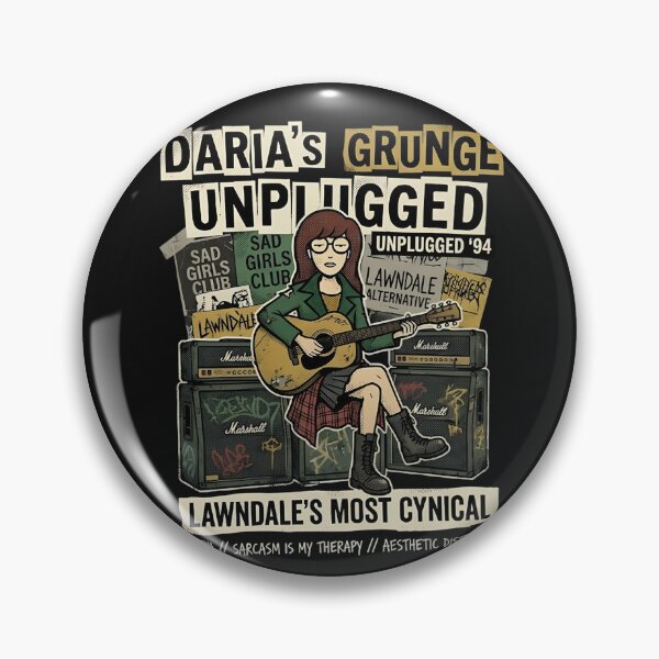 Item preview, Daria's Grunge Unplugged - Lawndale's Most Cynical designed and sold by shopmamabite.