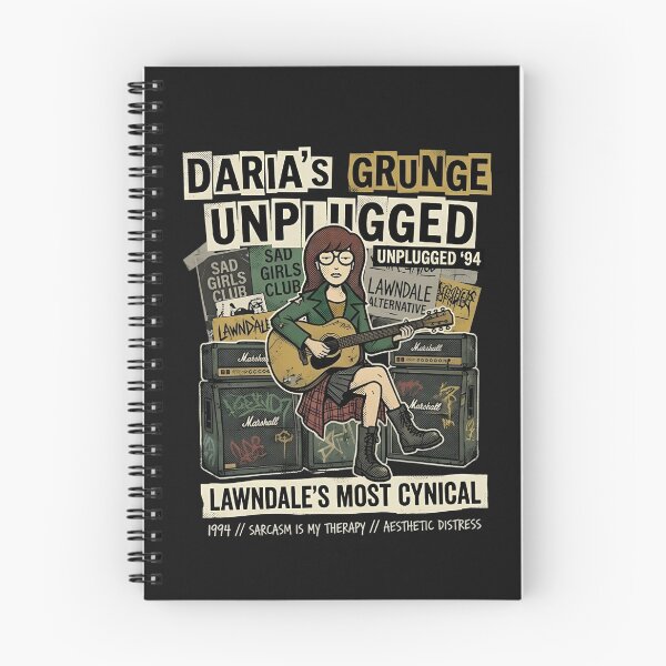 Item preview, Daria's Grunge Unplugged - Lawndale's Most Cynical designed and sold by shopmamabite.