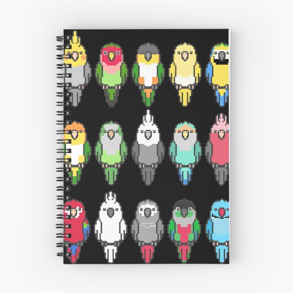 Item preview, Pixel Birbs Pixelated Parrots designed and sold by FandomizedRose.