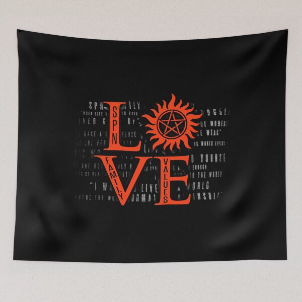 Item preview, Love Supernatural SPN designed and sold by DVMavix.