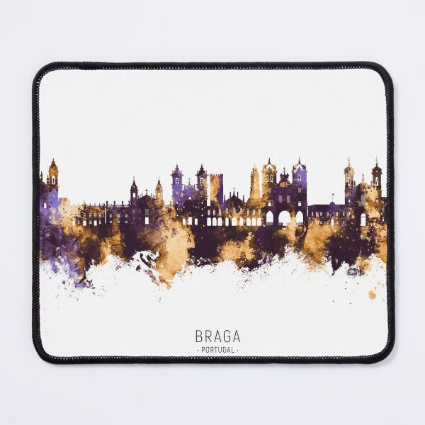 Item preview, Braga Portugal Skyline designed and sold by ArtPrints.