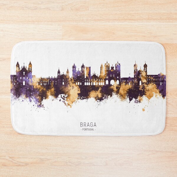 Item preview, Braga Portugal Skyline designed and sold by ArtPrints.