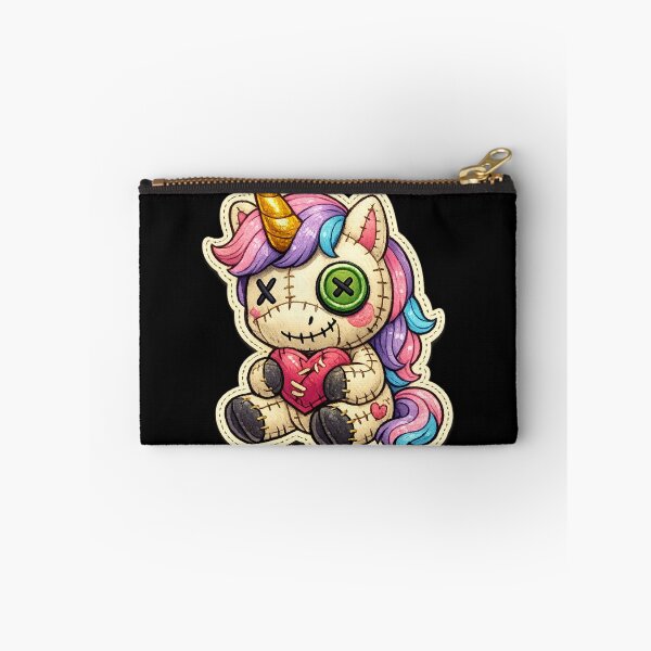Item preview, Creepy Cute Unicorn Plush - Stitched Voodoo Fantasy Art designed and sold by myforestfog.