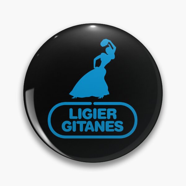 Item preview, Ligier Gitanes F1 team logo 1975-1980 'Gypsy dancer' - Ligier blue print  designed and sold by bledmag.
