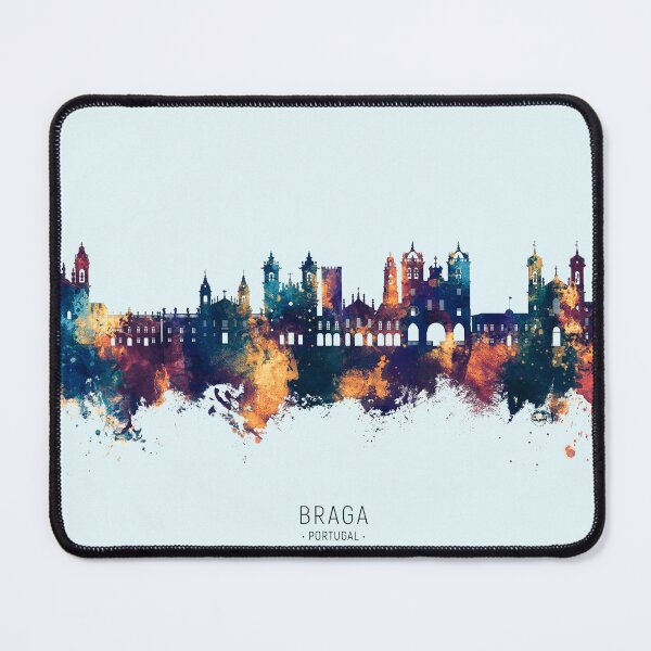 Item preview, Braga Portugal Skyline designed and sold by ArtPrints.