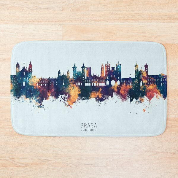 Item preview, Braga Portugal Skyline designed and sold by ArtPrints.