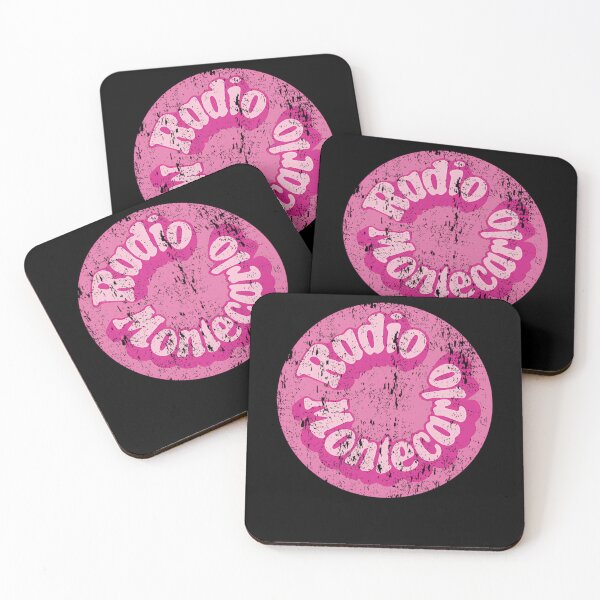 Item preview, Radio Montecarlo 1980's - pink print  designed and sold by bledmag.