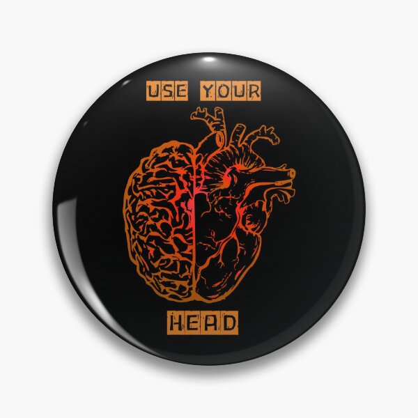 Item preview, Use Your Head - Brain Heart Anatomy designed and sold by Noble-bee.