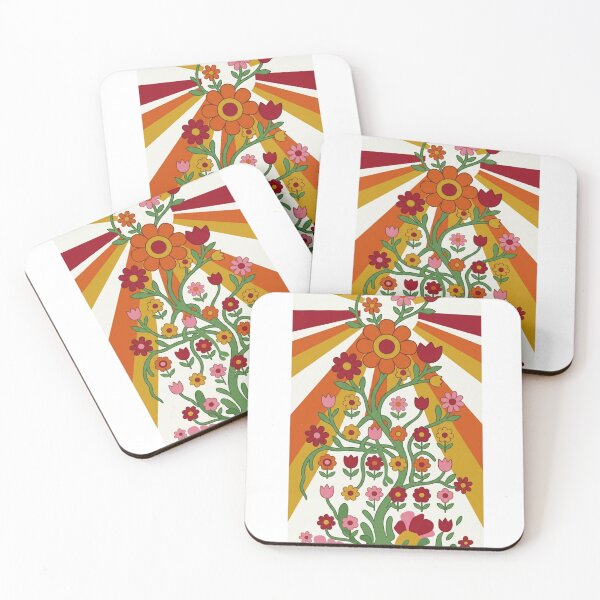 Item preview, Bold Retro Bloom – Graphic Floral Print designed and sold by Elviqus Shop.
