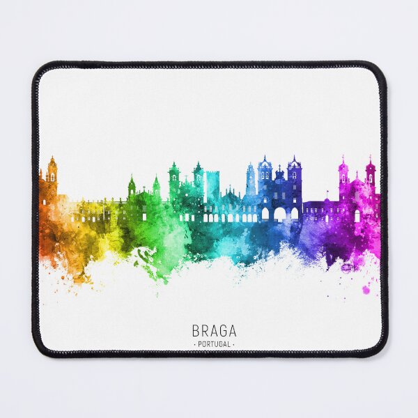 Item preview, Braga Portugal Skyline designed and sold by ArtPrints.