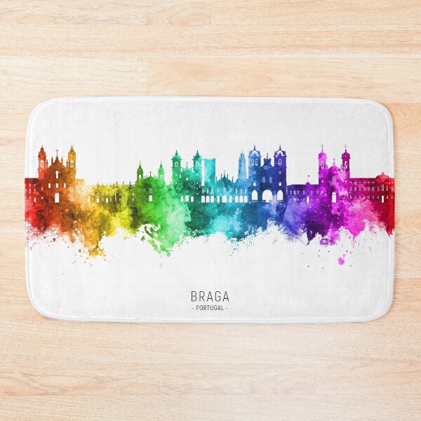 Item preview, Braga Portugal Skyline designed and sold by ArtPrints.