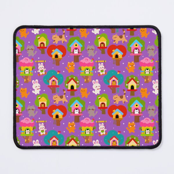 Item preview, Fantasy Treehouse Pals Seamless  designed and sold by KJackArtwork.