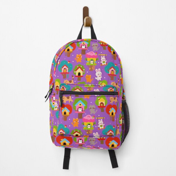 Item preview, Fantasy Treehouse Pals Seamless  designed and sold by KJackArtwork.