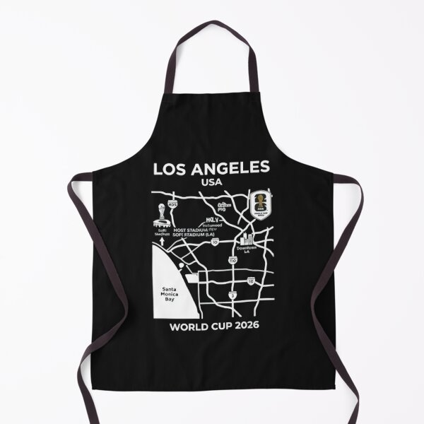 Item preview, Los Angeles 2026 Soccer Host City Map designed and sold by shopmamabite.