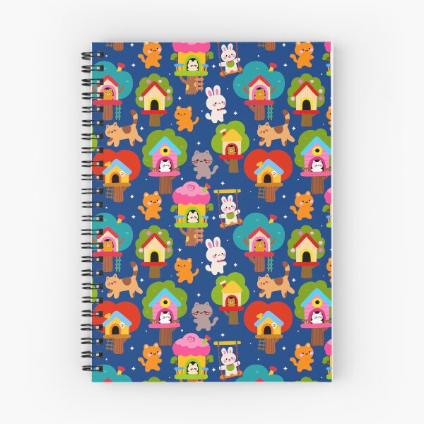 Item preview, Fantasy Treehouse Pals Seamless  designed and sold by KJackArtwork.