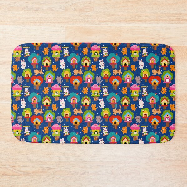Item preview, Fantasy Treehouse Pals Seamless  designed and sold by KJackArtwork.